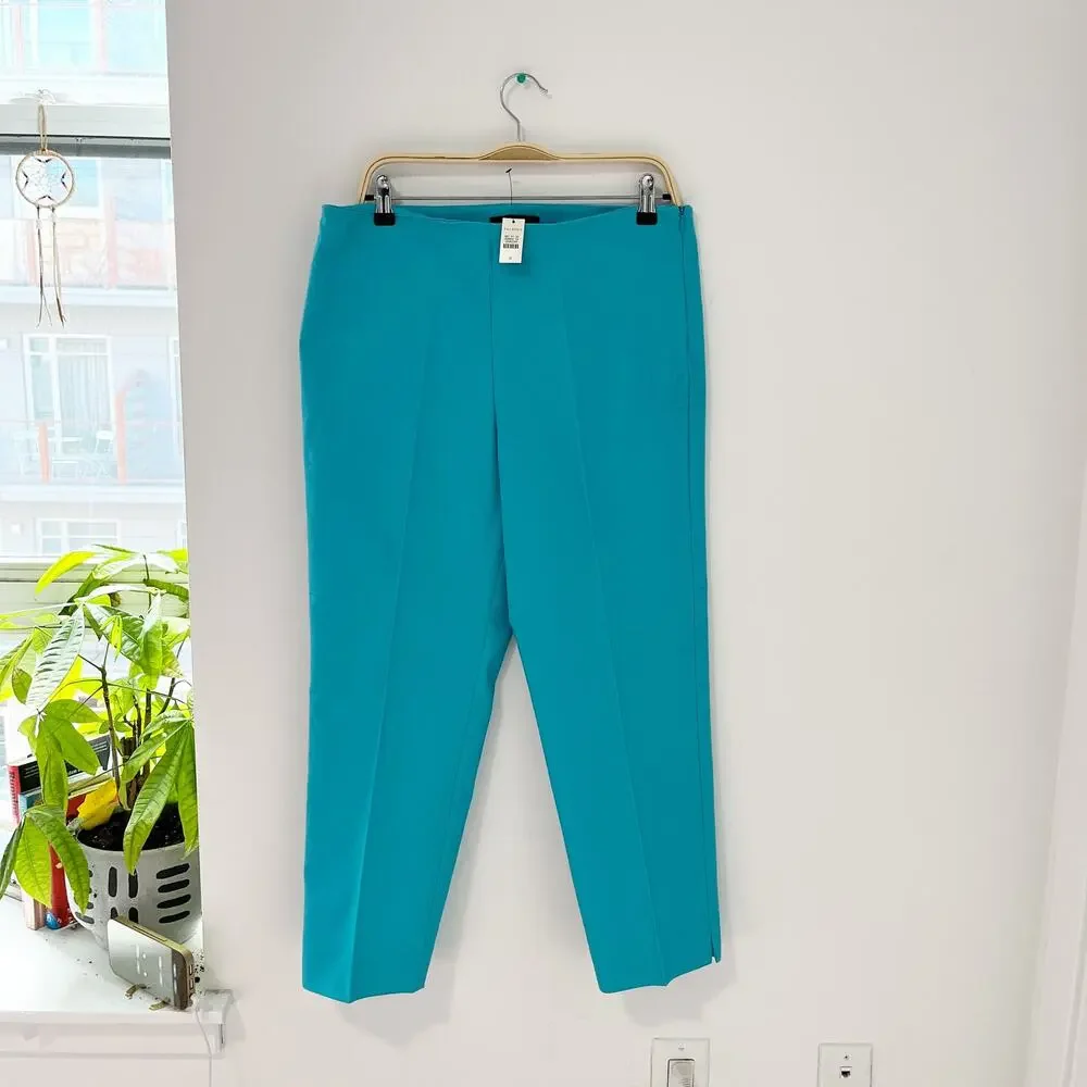 NEW Talbots Heritage Blue Straight Leg Pants Size 12